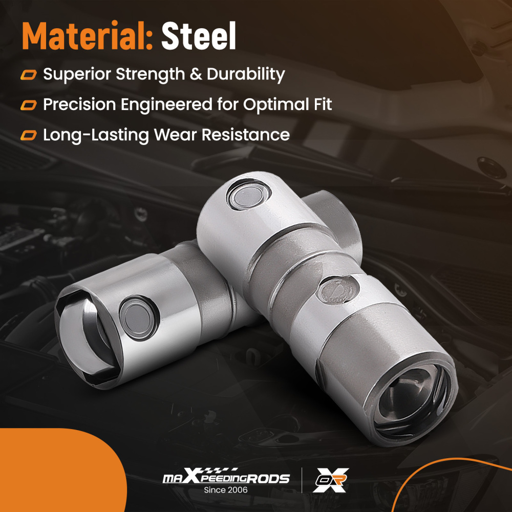 Engine Roller Lifters Kit compatible for GM Chevy 1992-2014 4.8L-6.0L Replace HL124