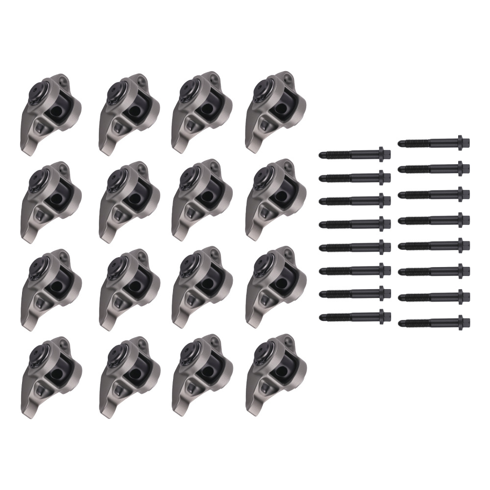 16x Rocker Arms with Trunion Kit For 4.8 5.3 5.7 6.0 LS2 LS6 LS1 12569167