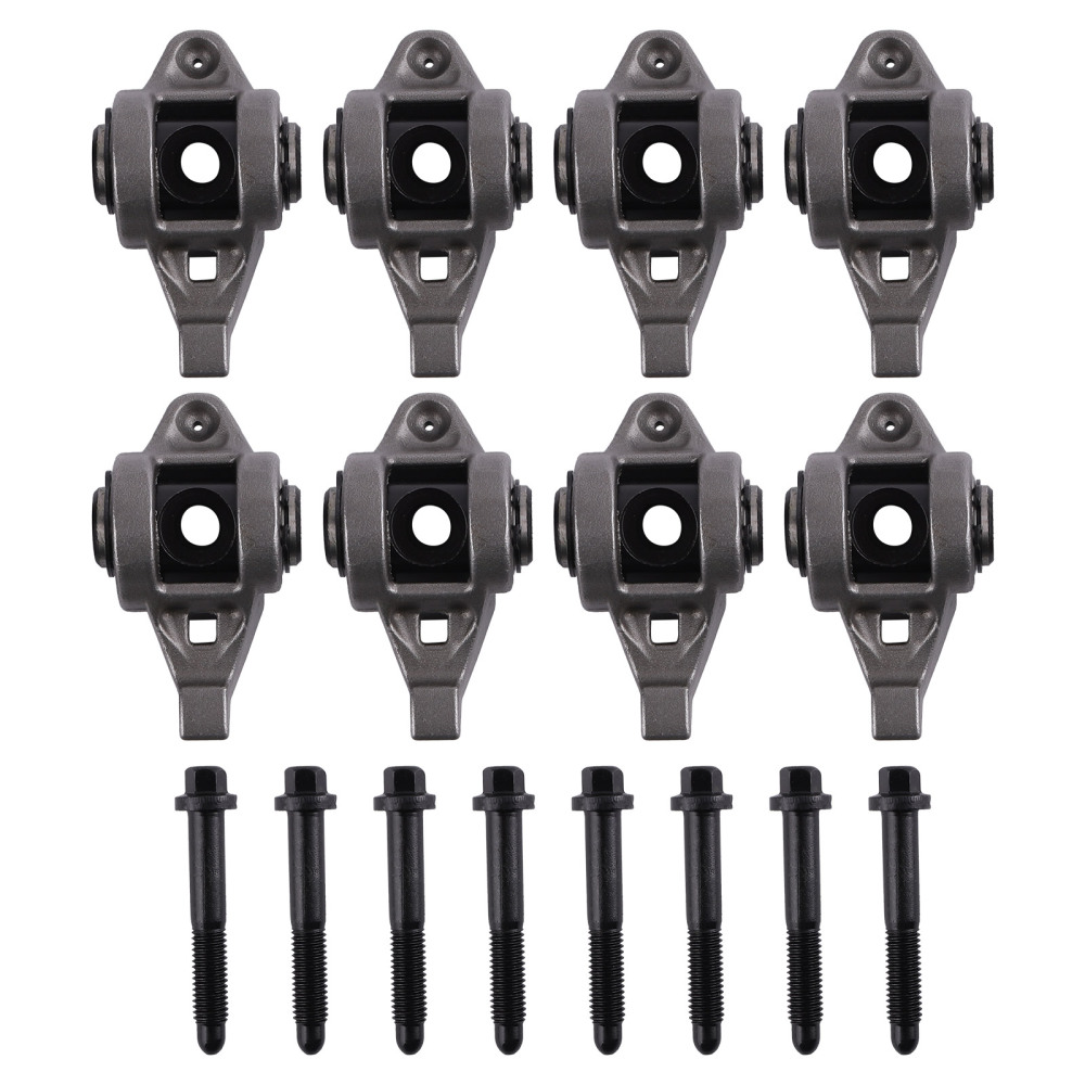8x Rocker Arms w/Trunion kit compatible for GMC Yukon Sierra Savana Compatible for Buick Allure 3.8L