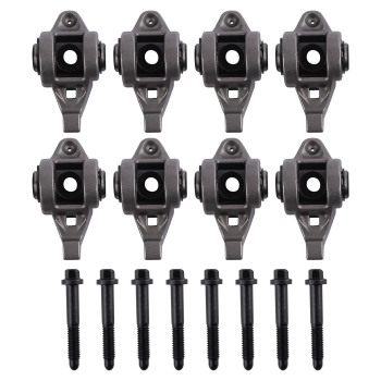 8x Rocker Arms w/Trunion kit compatible for GMC Yukon Sierra Savana Compatible for Buick Allure 3.8L