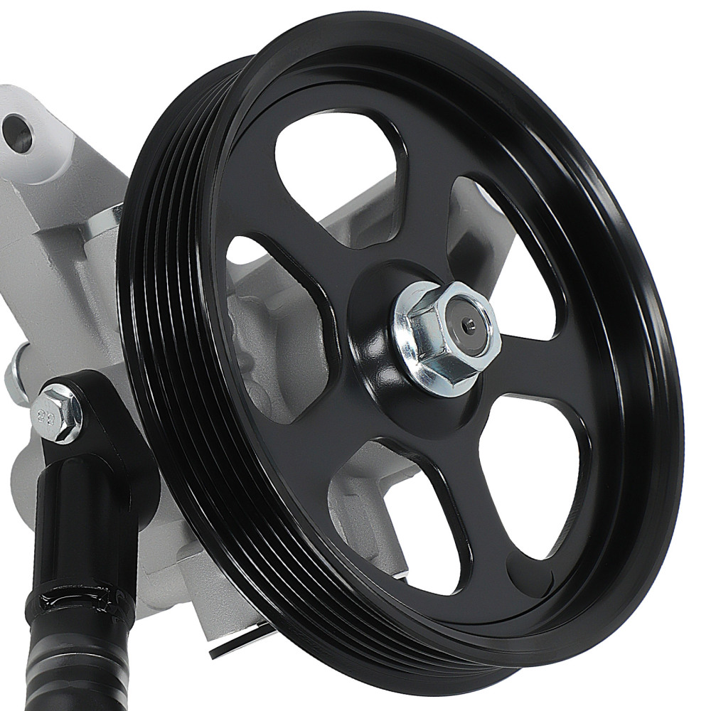 Power Steering Pump with Pulley compatible for Acura RL V6 3.5L 2005-2008 56100-RJA-01