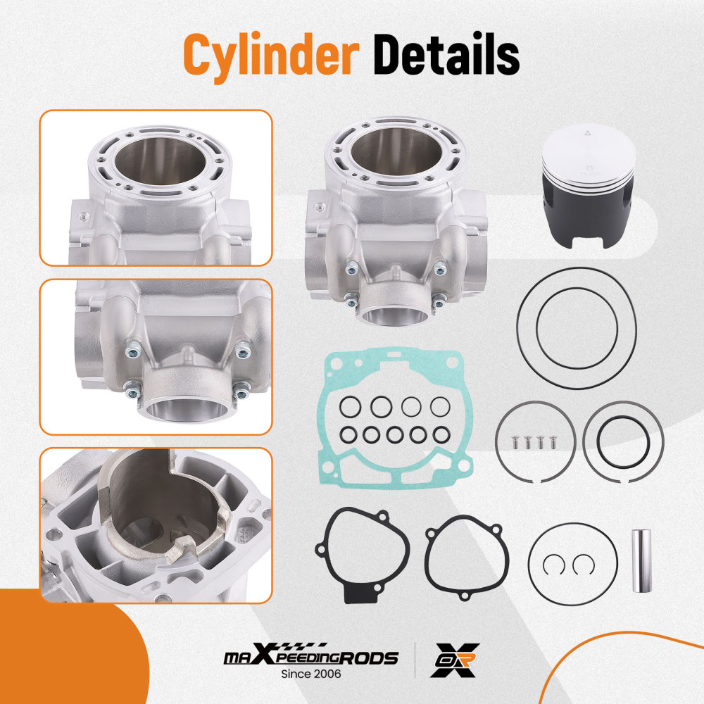 Piston Cylinder Gasket Top End Rebuild Kit For 300 XC 300 TE EXC XCW SX 2008-16