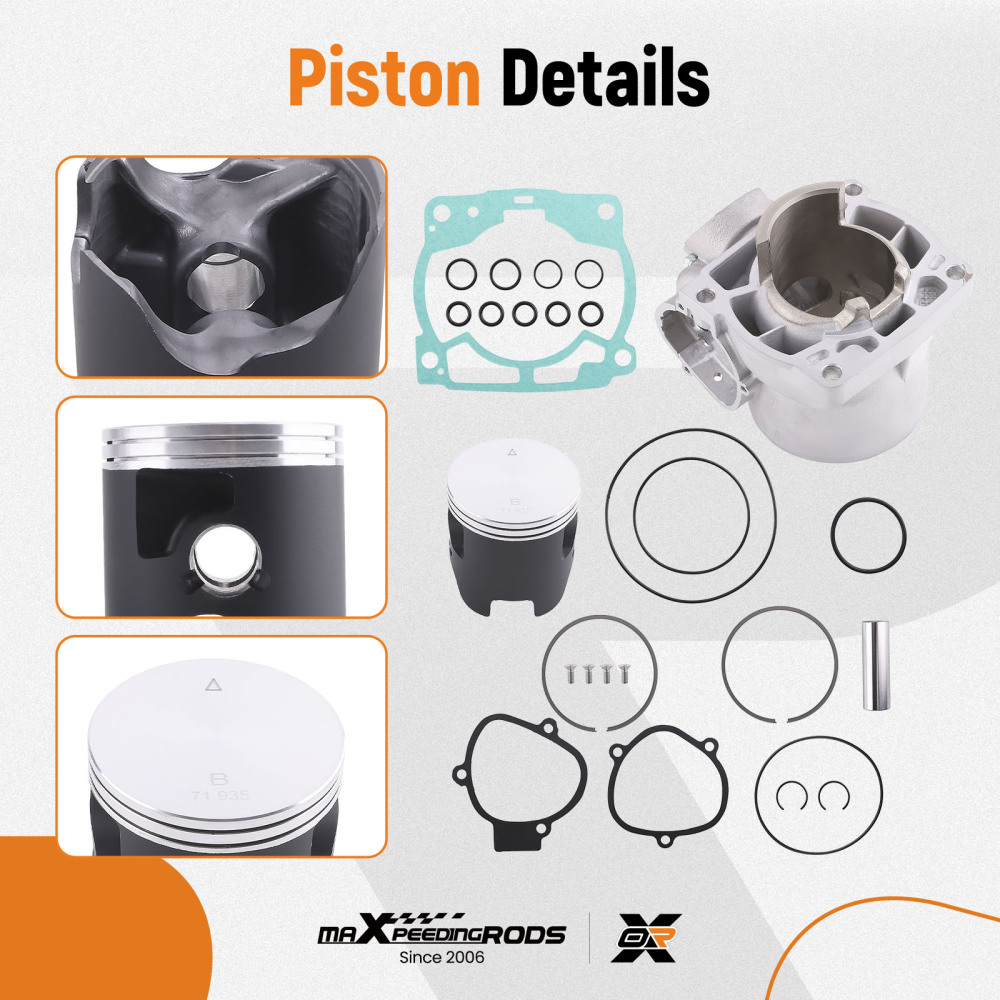 Piston Cylinder Gasket Top End Rebuild Kit For 300 XC 300 TE EXC XCW SX 2008-16