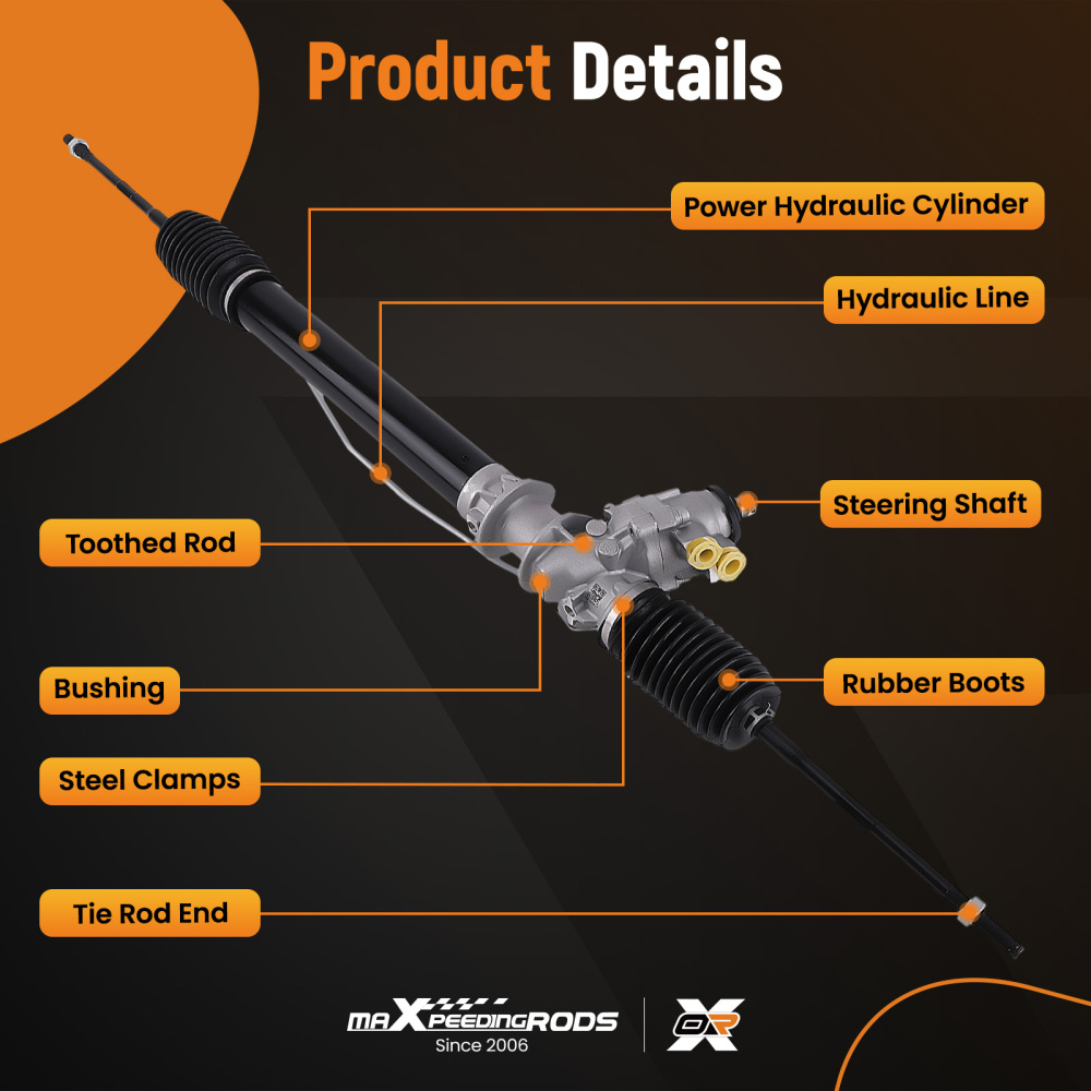 Power Steering Rack and Pinion ForNissan 240SX 1989-1994 18000646-101 26-1866
