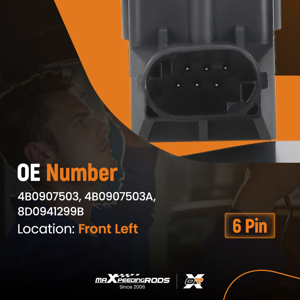 Sensore Altezza Anteriore Sinistro compatibile per Audi A3 A4 A6 TT compatibile per Skoda VW Golf 4B0907503A