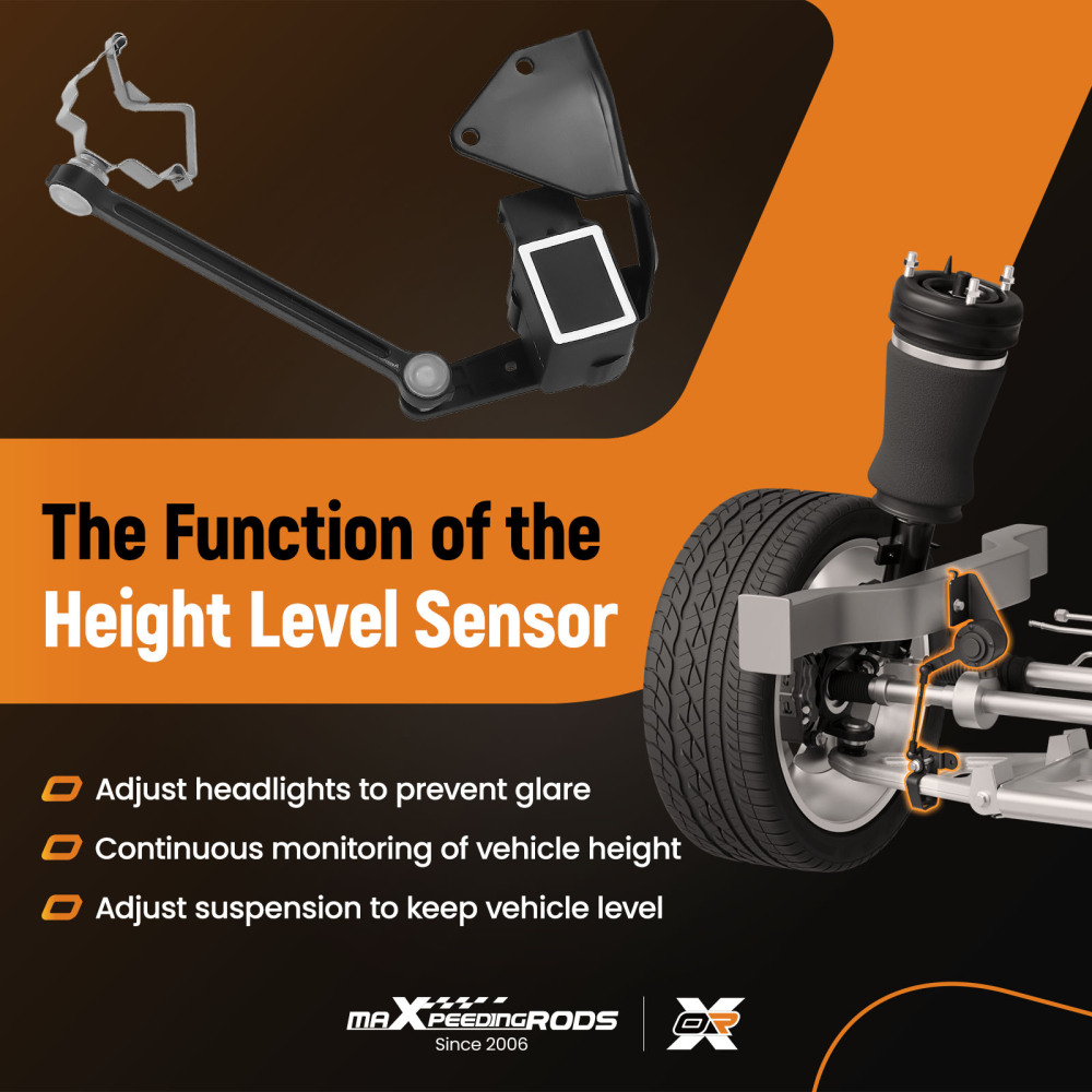 Sensore Altezza Anteriore Sinistro compatibile per Audi A3 A4 A6 TT compatibile per Skoda VW Golf 4B0907503A