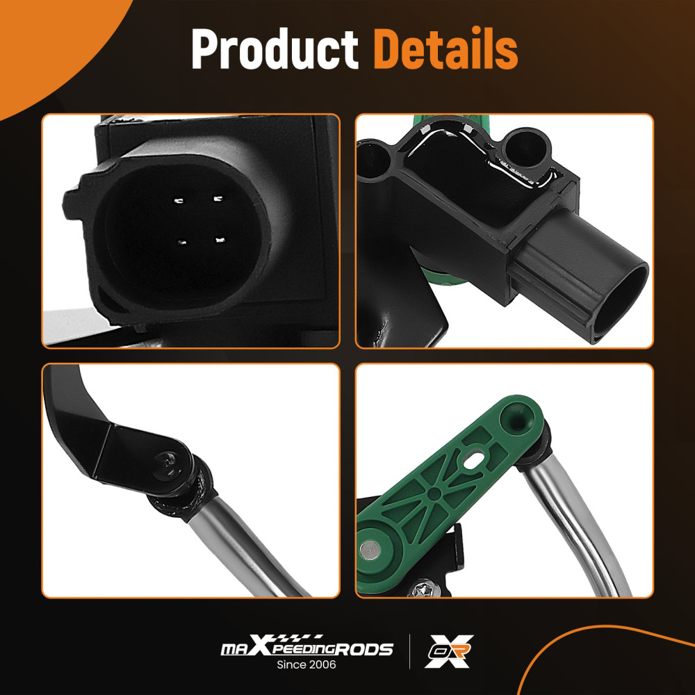 Sensore Altezza Anteriore Sinistro compatibile per Audi A3 8V1 Q2 compatibile per VW Golf 5Q0412521C 4Pin