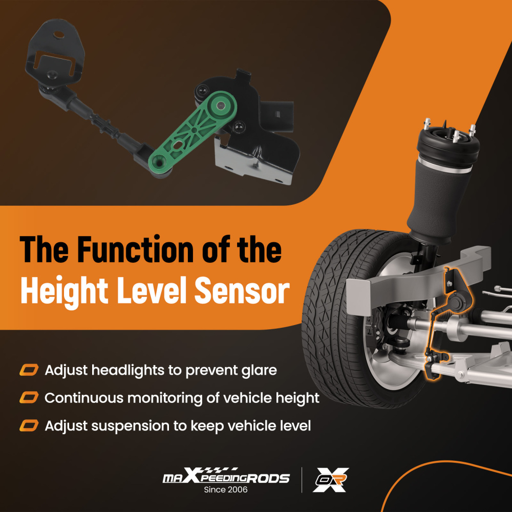 Posteriore Sensore Altezza compatibile per Seat Leon 5F compatibile per Skoda Octavia III compatibile per Audi A3 5Q0512521E