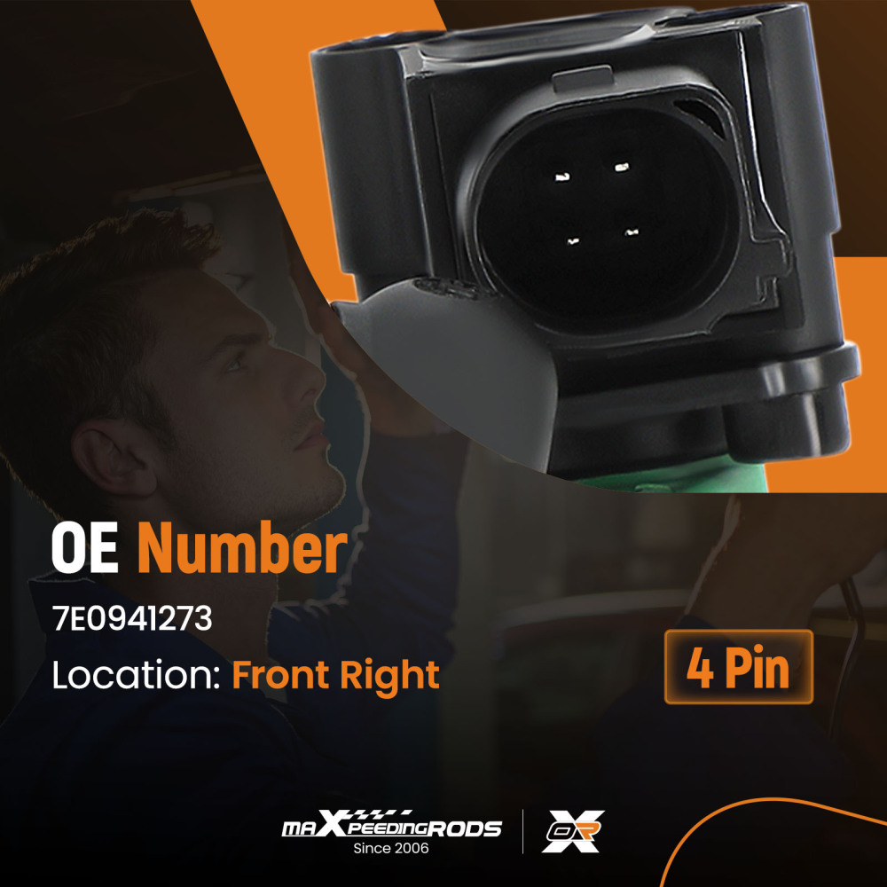 Sensore di Altezza Anteriore Destro compatibile per VW Multivan V Caravelle VI 7E0941273