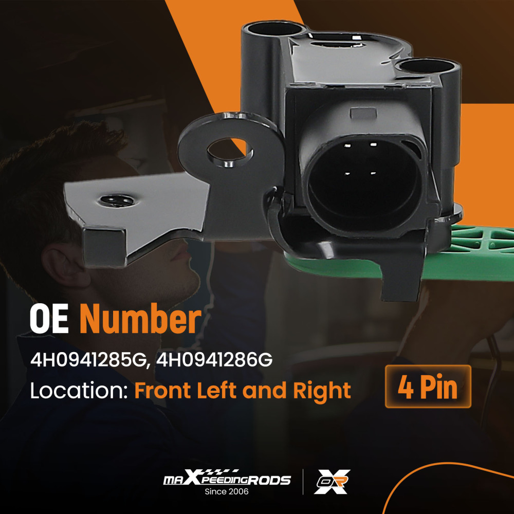 Coppia Sensori Livello compatibile per Audi A6 Allroad A7 A8 4H0941285G 4H0941286G 2009-2018