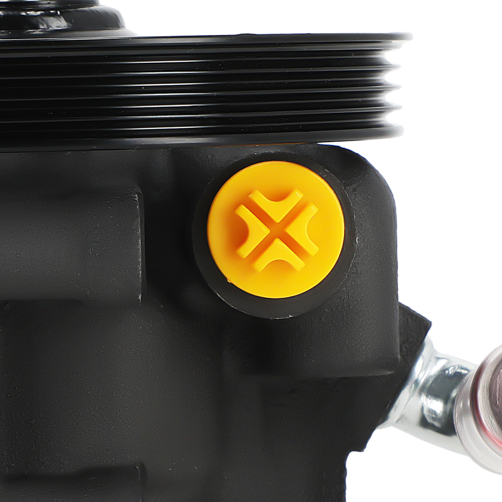 Power Steering Pump w/Pulley compatible for Ford FlexTaurus MKS MKT V6 3.7L 2009-2012