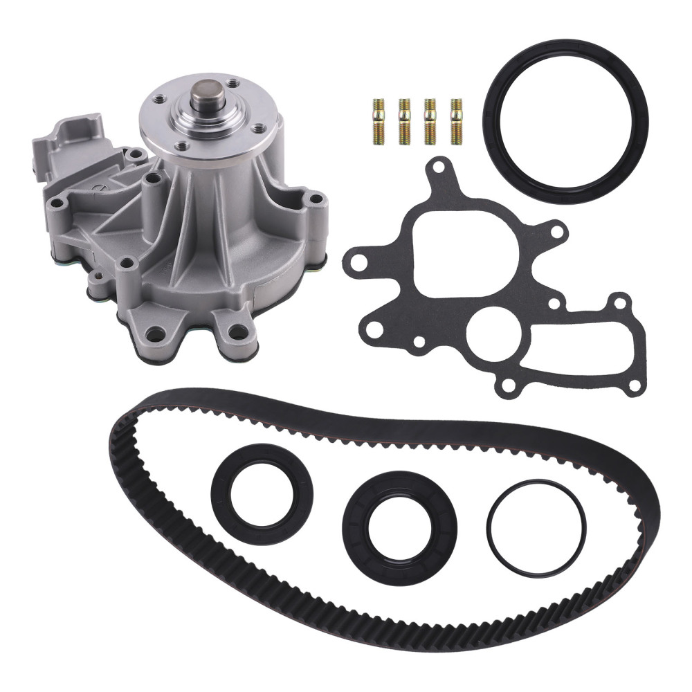 Timing Belt Kit w/ Water Pump compatible for Toyota Prado KDH120 KDJ150 KDJ155 1KDFTV New