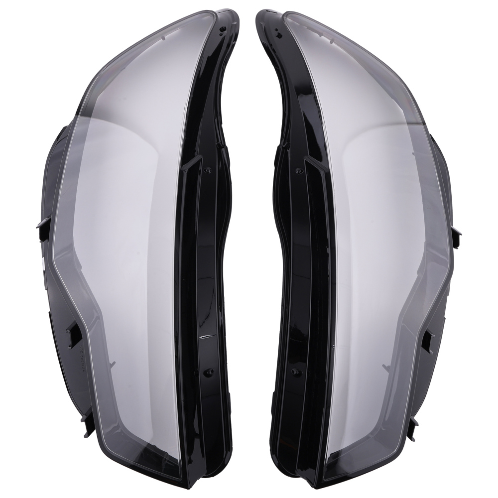 A Pair Headlight Lens Cover compatible for Audi C7 A6L A61 2011-2015 4G0941043E 4G0941005B