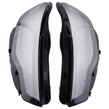 A Pair Headlight Lens Cover compatible for Audi C7 A6L A61 2011-2015 4G0941043E 4G0941005B