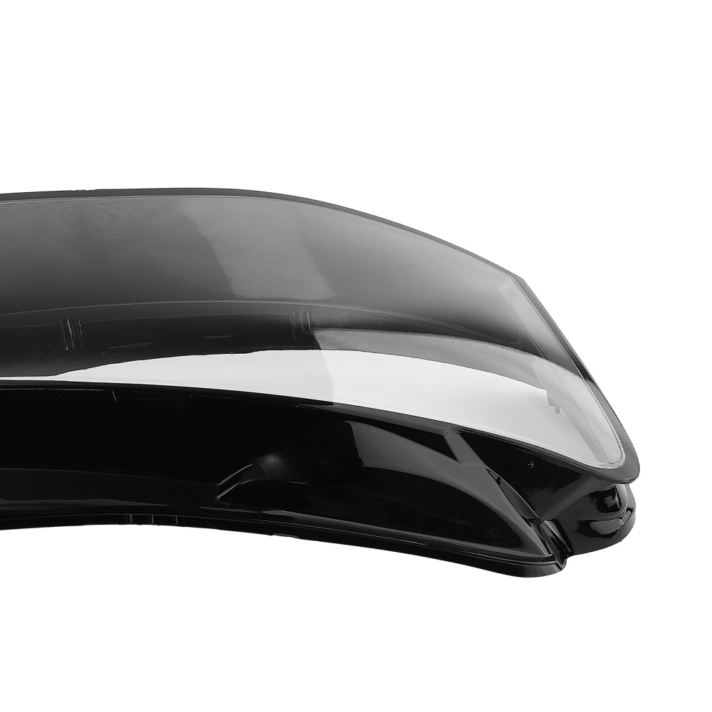A Pair Headlight Lens Cover compatible for Audi A4 2013-2015 Polycarbonate Left +Right