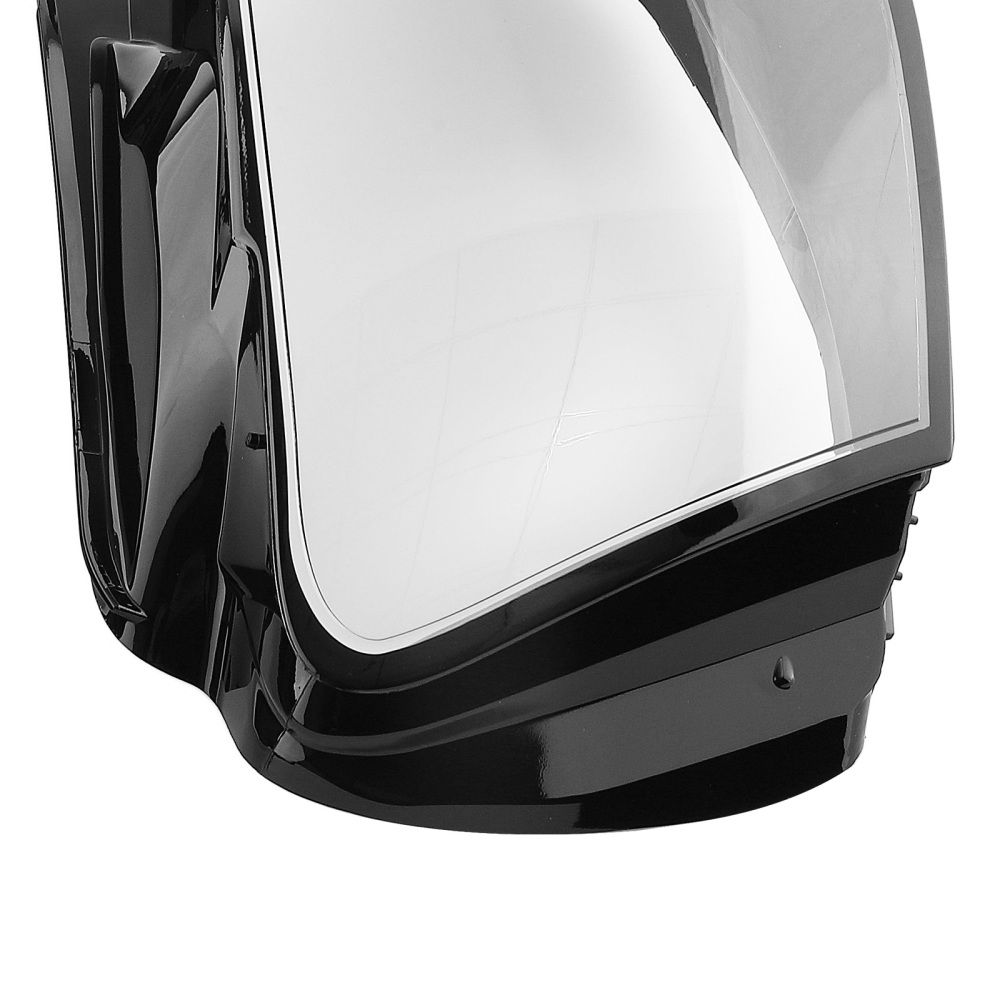 A Pair Headlight Lens Cover compatible for Audi A4 2013-2015 Polycarbonate Left +Right