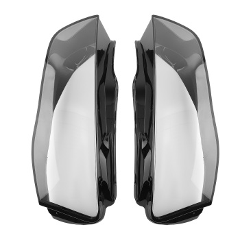 A Pair Headlight Lens Cover compatible for Audi A4 2013-2015 Polycarbonate Left +Right