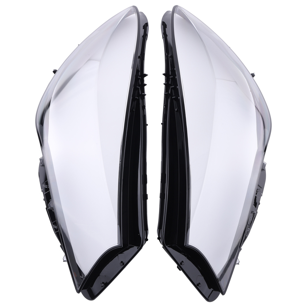 A Pair Headlight Lens Cover Clear compatible for Mercedes Benz CLA Class W117 2016-2019