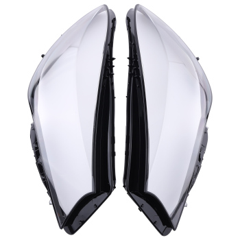 A Pair Headlight Lens Cover Clear compatible for Mercedes Benz CLA Class W117 2016-2019