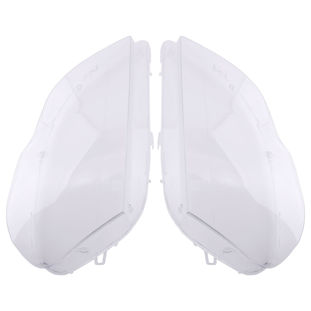 A Pair Headlight Lens Cover compatible for Mercedes-Benz GL-Class X164 2007-2012 Smooth