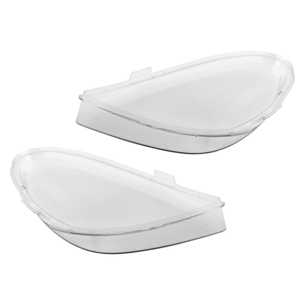 A Pair Headlight Lens Cover compatible for Mercedes-Benz R171 SLK 2005-2011 Polycarbonate