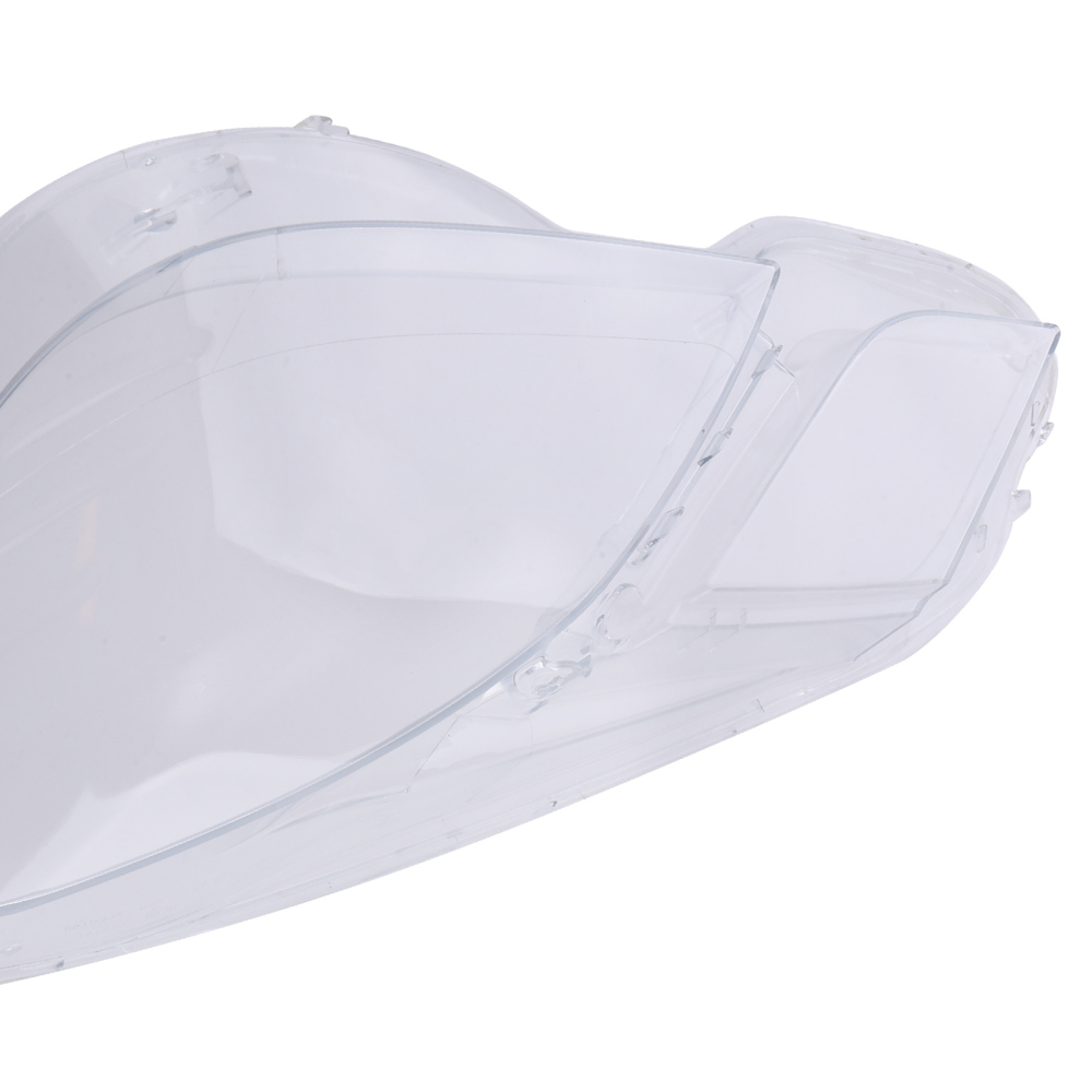 Pair Headlight Lens Cover compatible for Mercedes-Benz E350 E500 E63 2009-2013 A2128209661