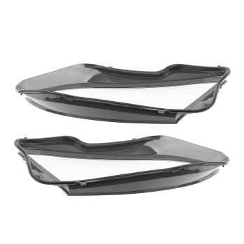 A Pair Headlight Lens Cover compatible for Mercedes-Benz W222 S-Class 2014-2017 Clear