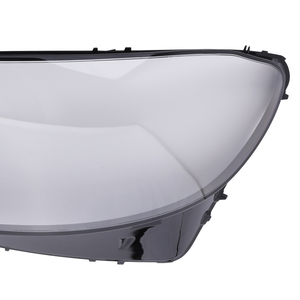 A Pair Headlight Lens Cover Clear compatible for Mercedes Benz GLC Class W253 2016-2019