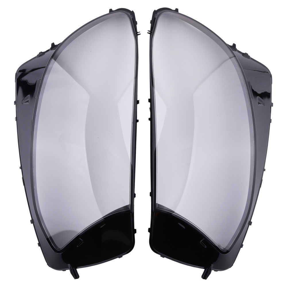 A Pair Headlight Lens Cover Clear compatible for Mercedes Benz GLC Class W253 2016-2019