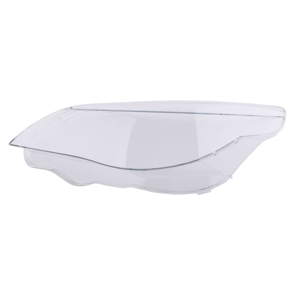 Pair Headlight Lens Cover Clear For BMWE60 E61 525i 530i 2003-2010 63127165571