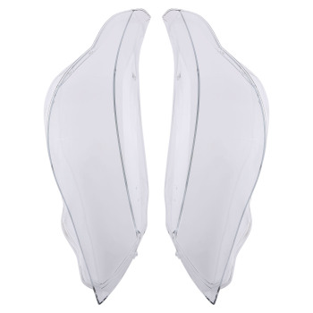 Pair Headlight Lens Cover Clear For BMWE60 E61 525i 530i 2003-2010 63127165571