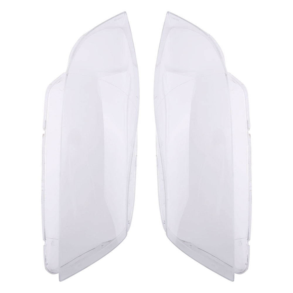 A Pair Xenon Headlight Lens Cover compatible for BMW 3 Series E90 E91 2005-2012 63117240261