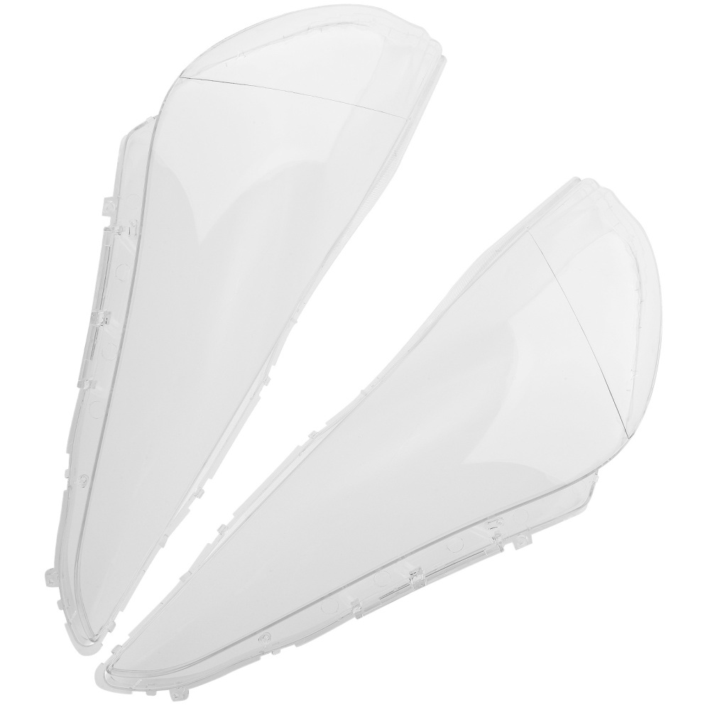 A Pair Headlight Lens Cover Clear compatible for Hyundai Sonata 2011-2014 Polycarbonate