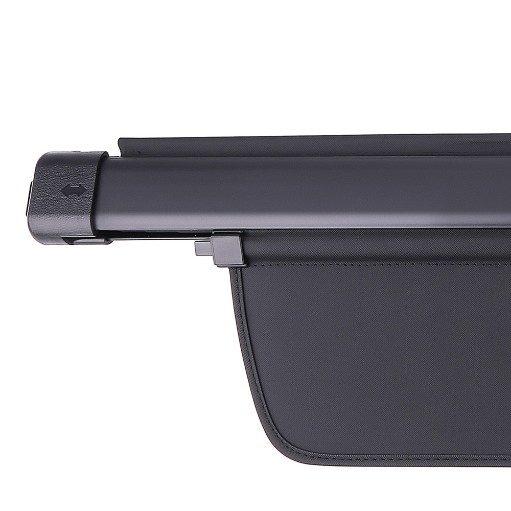 Waterproof Retractable Cargo Cover compatible for Honda Pilot 2016-2022 ABS Black