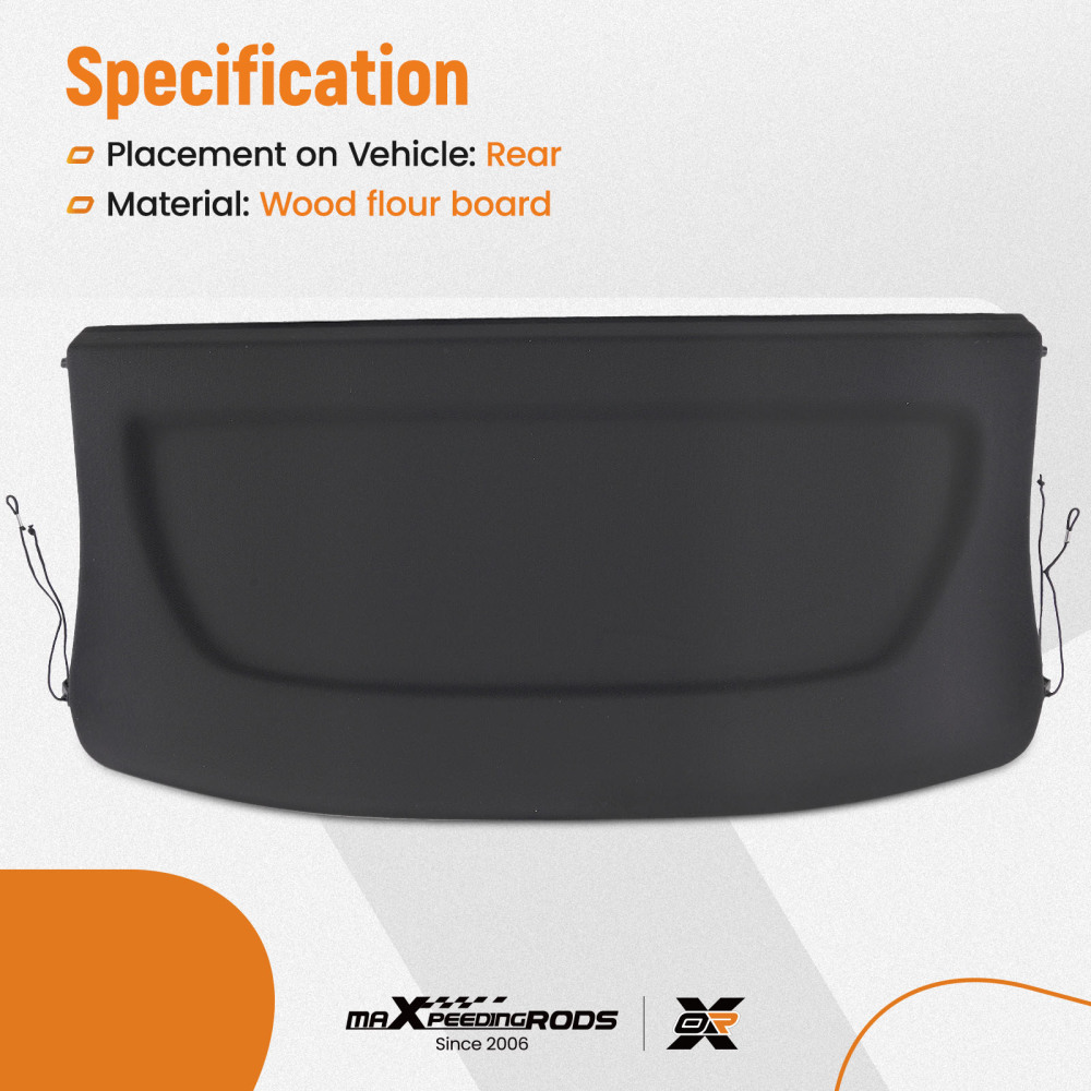 Parcel Shelf Trunk Shelf Luggage Cover compatible for AUDI Q3 MK2 2018-24 83A867769B Rear