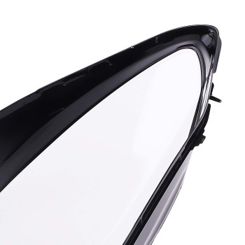 Clear Front Left Headlight Cover compatible for Mercedes-Benz C-Class W205 2019-2020 Smooth