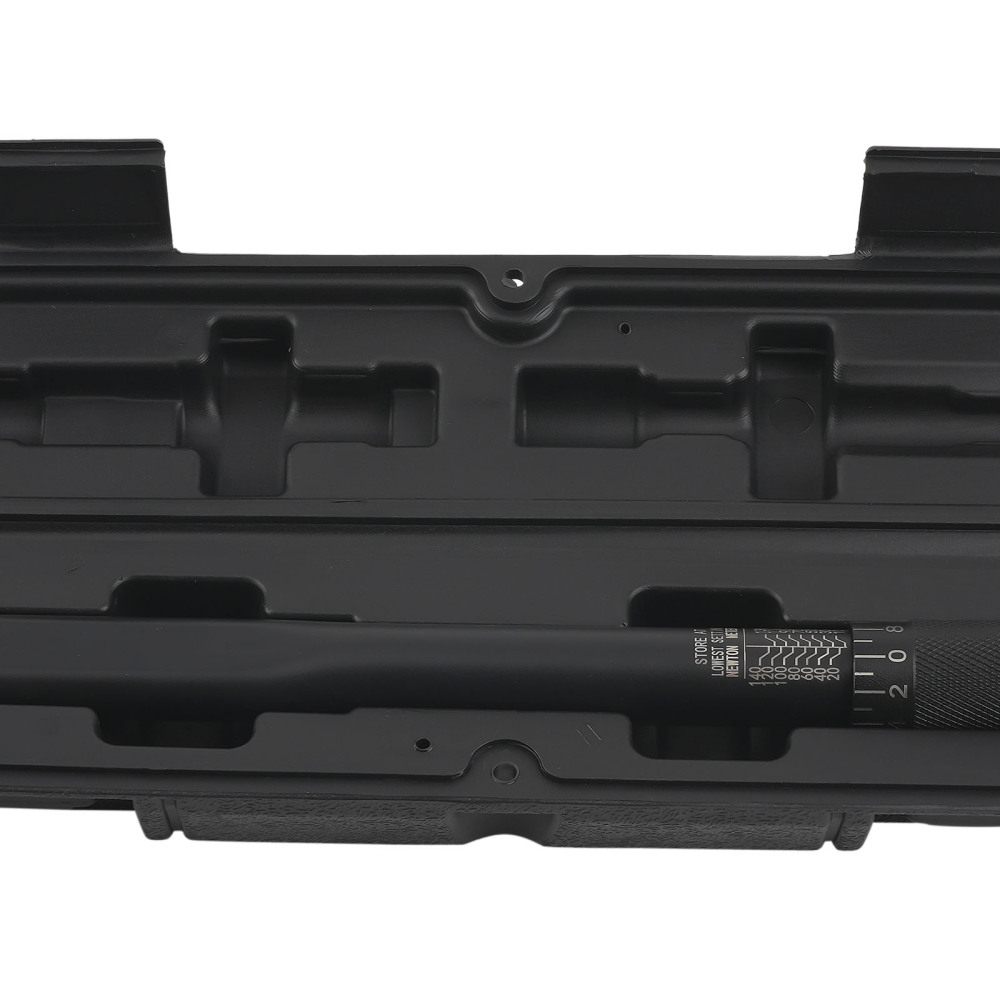 Clé Dynamométrique 10-140Nm 3/8 avec Poignée Texturée et Fonction Clic