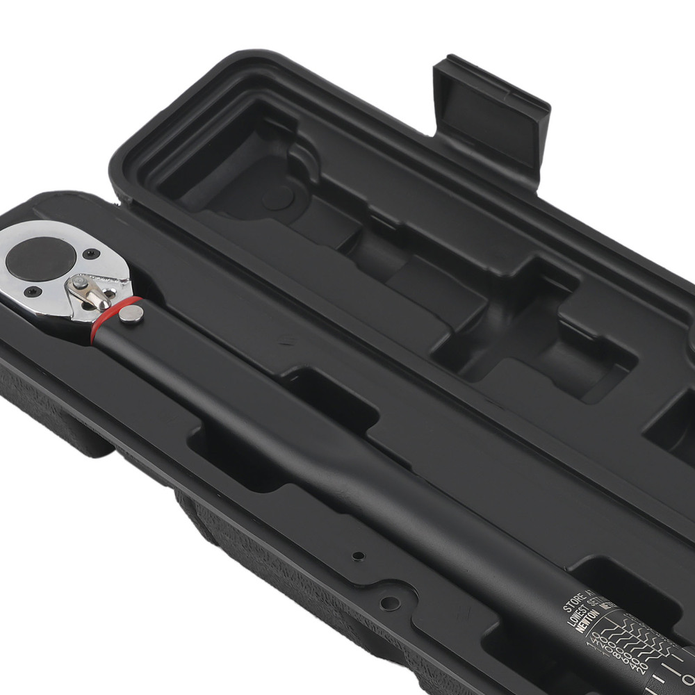 Clé Dynamométrique 10-140Nm 3/8 avec Poignée Texturée et Fonction Clic