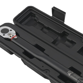 Clé Dynamométrique 10-140Nm 3/8 avec Poignée Texturée et Fonction Clic