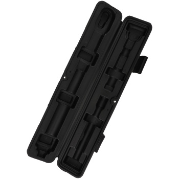 4-Pieces 3/8 Drive Click Torque Wrench Ratchet Socket 13.6-108.5Nm Black