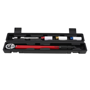 Clé Dynamométrique 1/2 30-210Nm clé à molette rotative 17/19/21 mm embouts ±4%