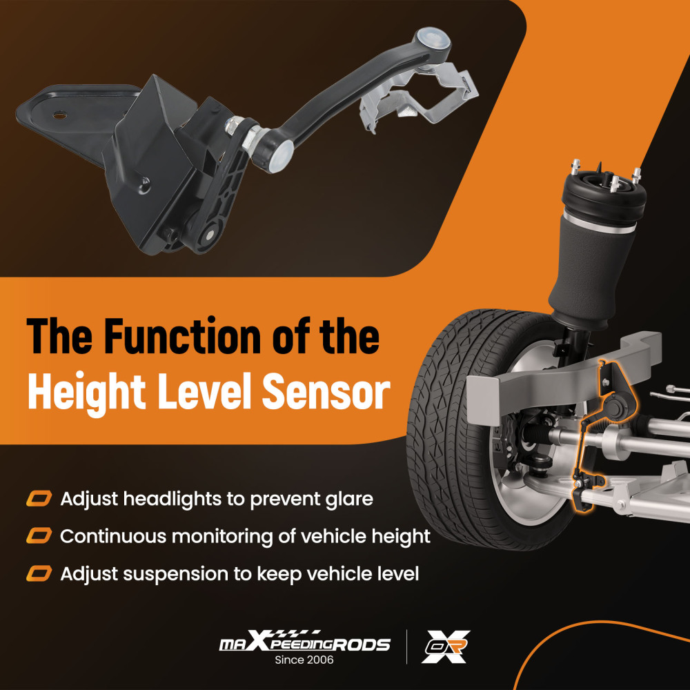 1X Anteriore Sensore Di Livello Regolazione Luce compatibile per Audi A4 B6 B7 compatibile per Seat Exeo 3R2