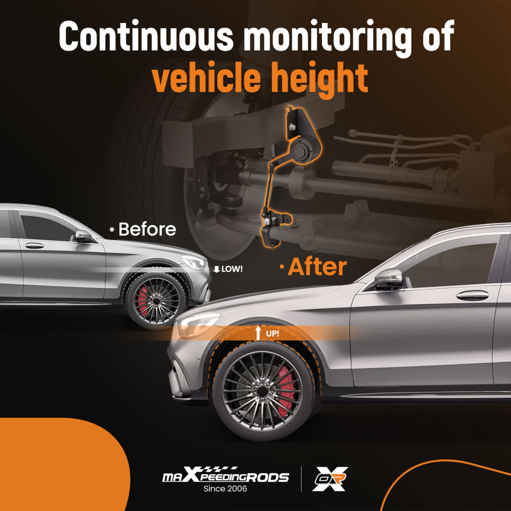 1X Anteriore Sensore Di Livello Regolazione Luce compatibile per Audi A4 B6 B7 compatibile per Seat Exeo 3R2
