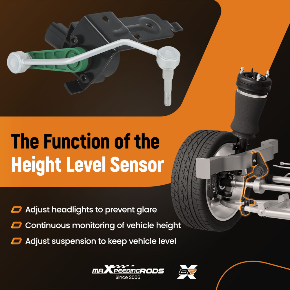 Anteriore Sinistro Sensore di Livello compatibile per Audi A6 2.0 Avant C6 4F0941285B 05-11