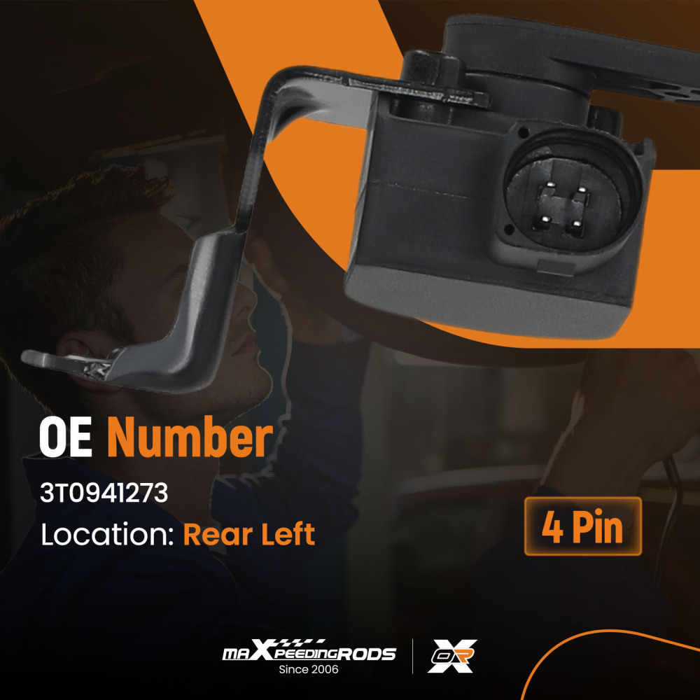 Sensore Altezza Posteriore Sinistro compatibile per Skoda Superb II 3T4 3T5 08-15 3T0941273