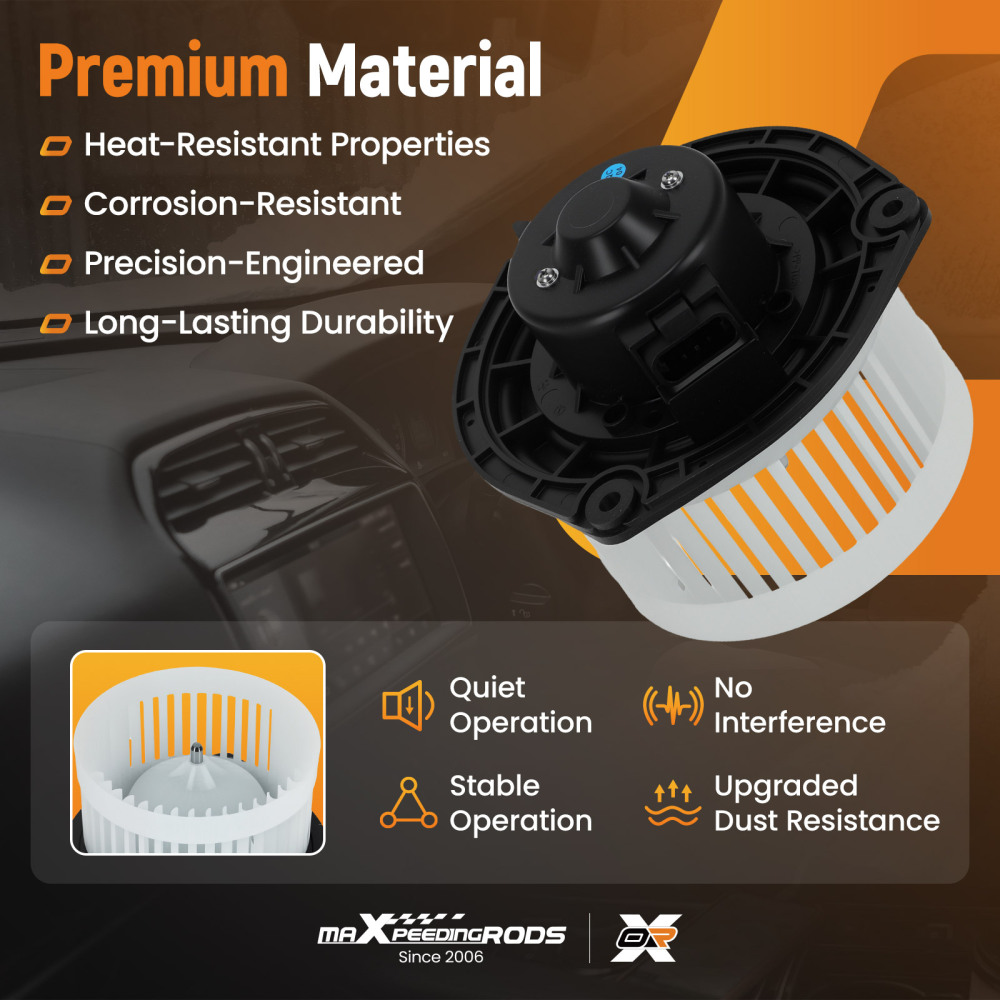 HVAC A/C Heater Blower Motor compatible for Buick LeSabre 2002-2005 compatible for Cadillac DeVille 700110