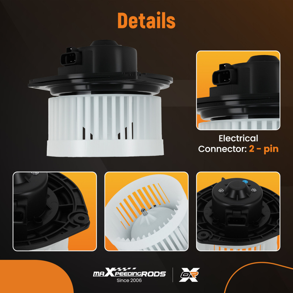 HVAC A/C Heater Blower Motor compatible for Buick LeSabre 2002-2005 compatible for Cadillac DeVille 700110