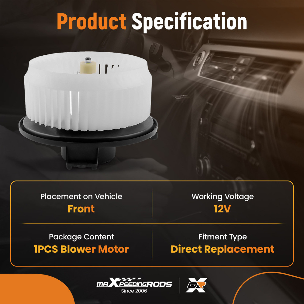 A/C Heater Blower Motor Fan compatible for Toyota Avalon/Compatible for Camry/Highlander 2005-2019 700215