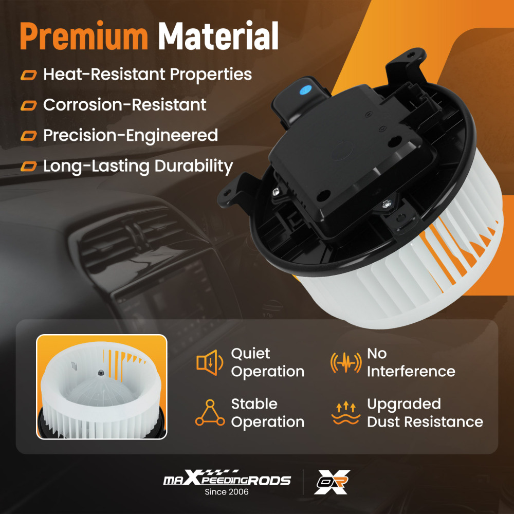 HVAC Blower Motor w/ Fan Cage compatible for Lexus GS450h 2007-2011 compatible for Lexus GS460 2008-2011