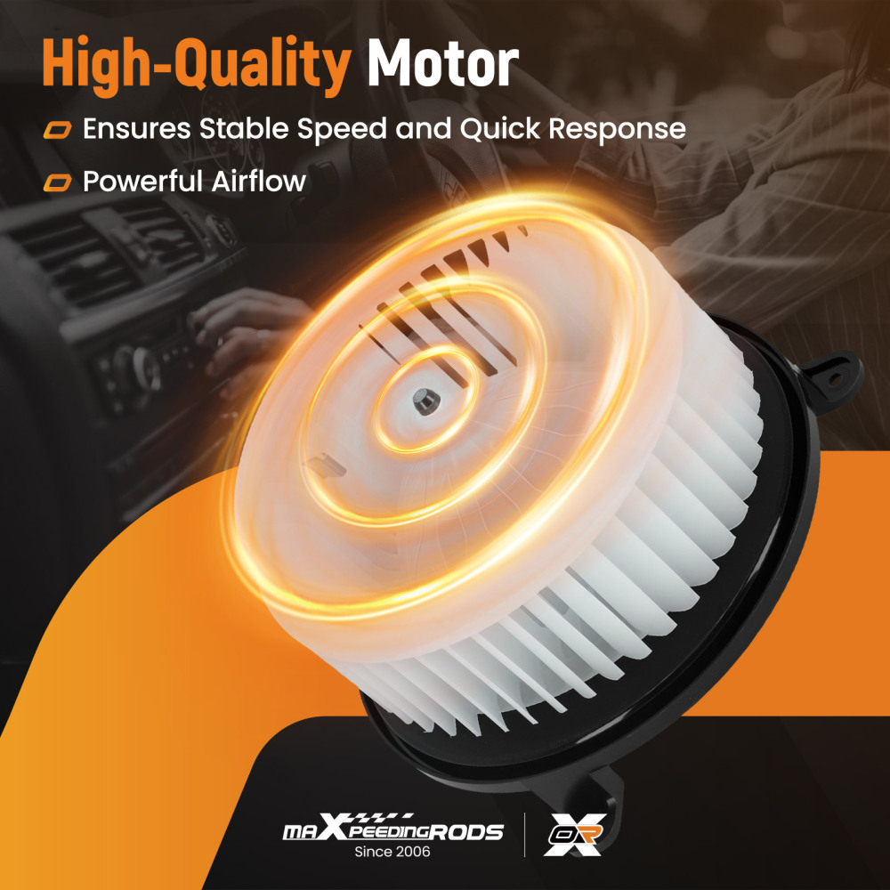 HVAC Blower Motor w/ Fan Cage compatible for Lexus GS450h 2007-2011 compatible for Lexus GS460 2008-2011